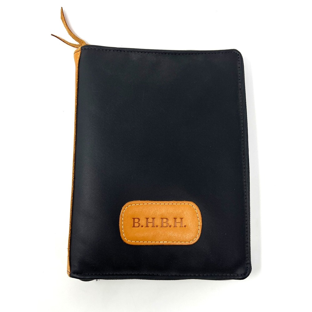 Jon Hart Green Planner 3 Ring‎ Binder "Morgan" 10x8 Zippered or Bible Cover